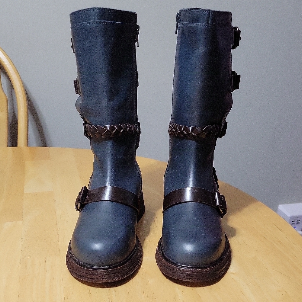 Free People Stargazer Billie Buckle Boots Brand New No Box
